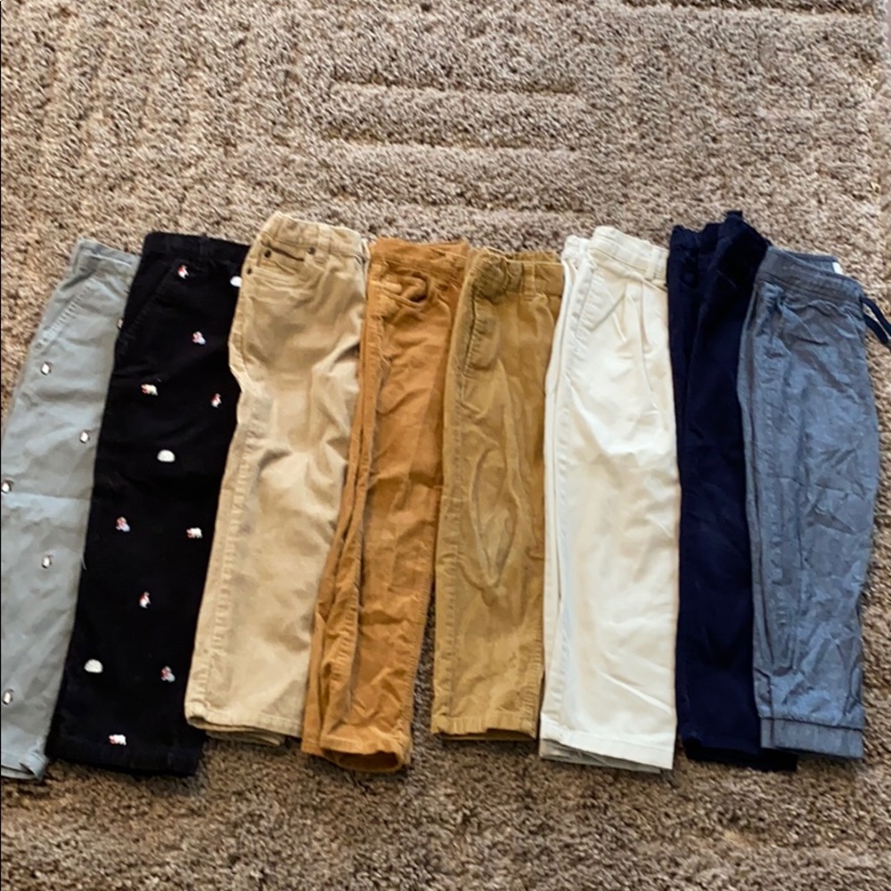 Lot of 8 pairs of boys pants